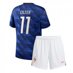 Frankrike Michael Olise #11 Hjemme skjorte til barn VM 2026 Kortermet (+ korte bukser)